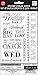 me & my BIG ideas Glitter Sticker Flip Value Pack, Black and White Wedding (GVP-26)