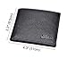 Tonly Monders RFID Blocking Men's Full Grain Leather Wallet Bifold Slim Front Pocket Wallet, Card Holder Small Thin Wallet Black