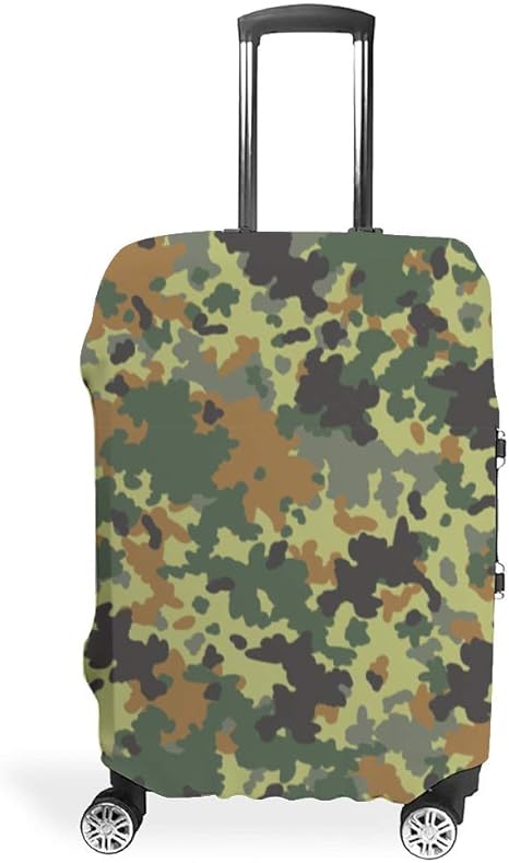 camouflage suitcase