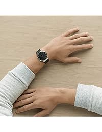 Reloj de cuarzo de acero inoxidable y cuero Ancher de Skagen para hombre