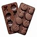 2-Pack Easter Egg and Bunny Mold - MoldFun Giant Easter Silicone Mold for Jello, Ice Cube, Chocolate, Candy, Baking Muffin Cake Cupcake, Soap, Bath Bomb, Lotion Bar