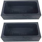 LLF Goud Zilver Grafiet Ingot Mold Mould Crucible voor Smelten Casting Raffinage (1kg (Vierkant