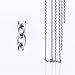 Bingcute 15ft Stainless Steel Cable Chain Link for Necklace Jewelry Making 2.5x3mm