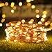 Fairy String Lights 60Led Fairy Lights Battery Operated with Remote Controller,20ft Copper Wire Starry Lights,Ambiance Lighting for Outdoor,Garden,Home,Christmas,Party,Decorations(Warm White,2-Pack))