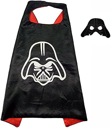 ERT13 Dress Up Cartoon Costume With Satin Cape and Matching Felt Mask