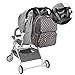Diaper Bag Backpack, JESWO Multifunctional Waterproof Large Capacity Baby Bag for Mom and Dad, Stylish Convertible Travel Backpack Light with Insulated Pockets-Grey