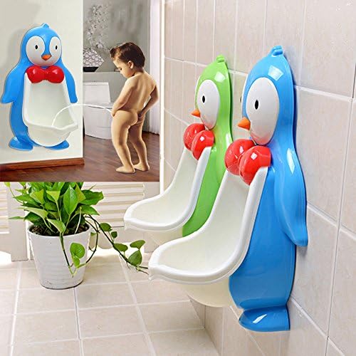 Potty Training Chair Baby Kids Children Potty Urinal Toilet Training Boy Bathroom Pee Trainer Large (Blue)