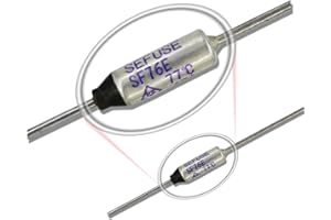VIGOR_SOURCE VG_S 5 pcs. SF76E SEFUSE 77 CCutoffs Thermal Fuse 77C 77 Degree 10A 250V (Work with 110V/125V) New