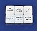1 Swole Dice Set of 6 Laser Printed 19mm Dice 46K Random Fitness Routines 5 No-Equipment, 1 Equipment Add Variety Spontaneity to Workout Gym Strength Training Weight Lifting Circuit