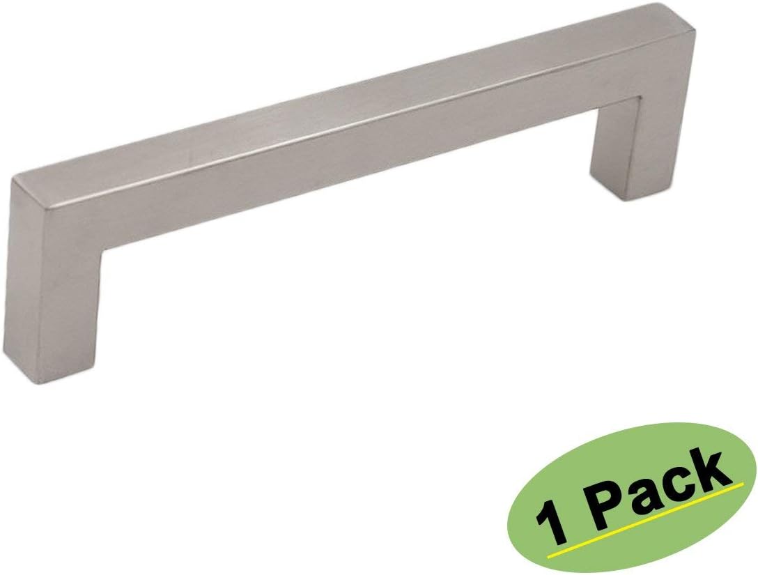 Homdiy Brushed Nickel Cabinet Pulls 1pack Drawer Handles 4 5