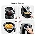 TaoTronics Air Fryer, 4.2 QT, 7 Cooking Presets, LED Touch Screen Kitchen Cooker, Air Oven With Detachable Basket & Cookbook, Nonstick Coatings, Dishwasher Safe