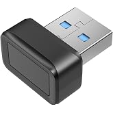YOGOTEU Fingerprint Reader,USB Fingerprint Key Reader Advanced Security Access Window Hello Fingerprint Reader for Windows10/11 Laptops Computer