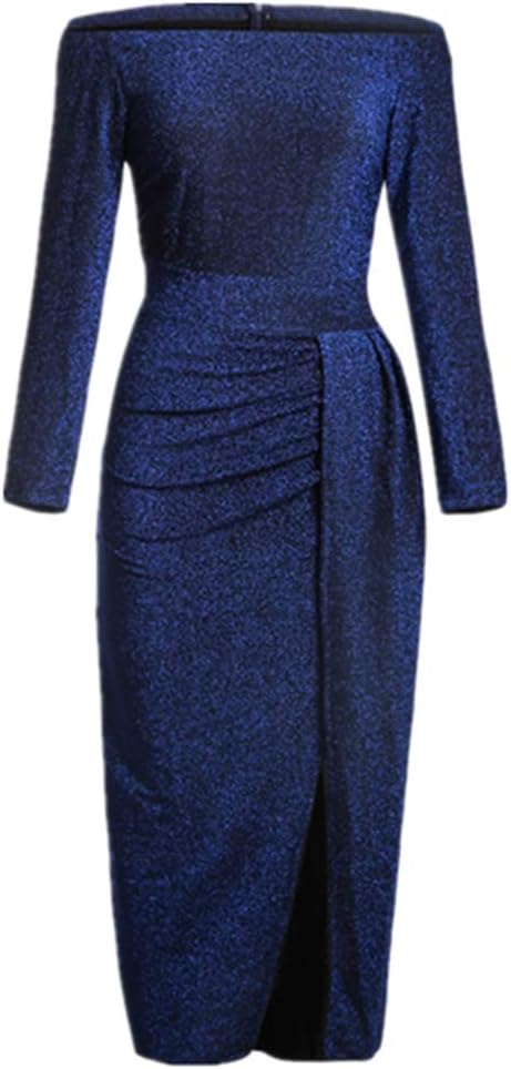 High Slit Evening Party Cocktail Dress