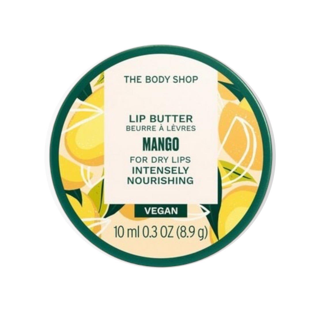 The Body Shop Lip Balm – Mango Lip Butter- Shea Butter - 10ml – Fruity Scent