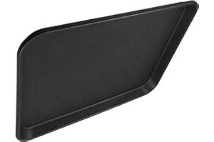 TOMETURE Plastic Boot Tray Shoe Organizer for Entryway and Car Trunk, Small Black Storage Mat 42X32X3Cm for