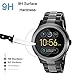 Youniker 3 Pack Fossil Q Founder Gen 2 Screen Protector Tempered Glass,Fossil Q Founder 2nd Gen Screen Protector Foils Glass 9H Hardness 0.3MM Slim,Anti-Scratch, Anti-Fingerprint,Bubble Free