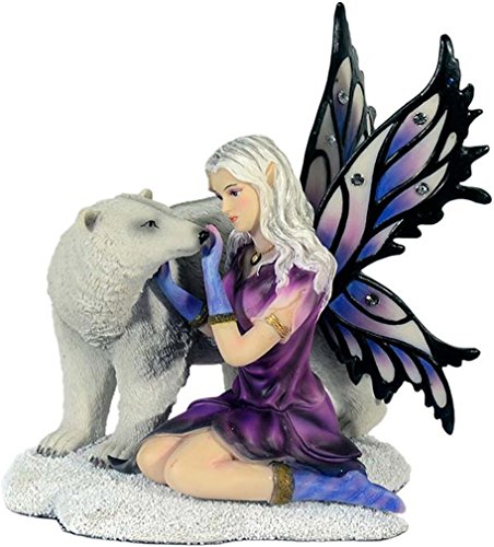 Mayer Chess by MystiCalls Amazing Fairy with icebear Figurine Winter