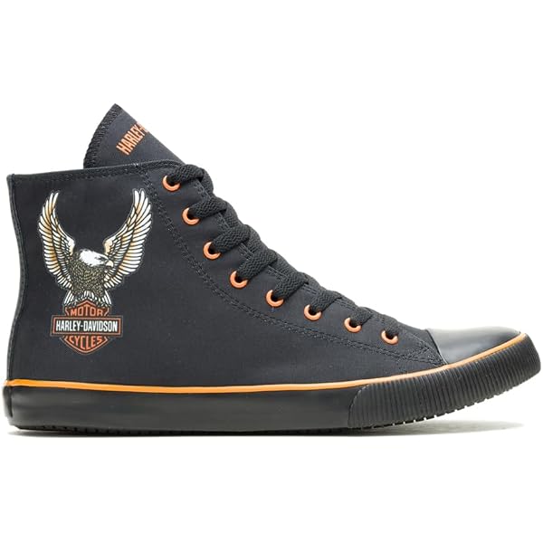 Amazon.com | Harley-Davidson Pendell Mid-Top Sneaker Black  display picture 2