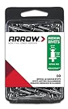 Arrow Fastener RMA3/16IP Medium Aluminum 3/16-Inch Rivets, 50-Pack