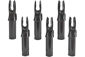 50 Pcs Archery Arrow Nocks Plastic Insert Nocks Tail 0.246 inch Inside Diameter for ID 6.20mm Arrow Shaft Hunting Target Shoo