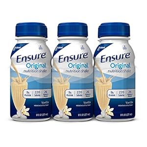 Image of Ensure Original Nutrition Shake with 9 grams of protein, Meal Replacement Shakes, Vanilla, 8 fl oz (6 Count)