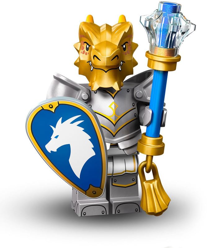 Lego Dungeons & Dragons Mini Figures Series: Dragonborn Paladin (Dragon Blossom Paladin) - DND Lego Figures Individually to Collect (71047)