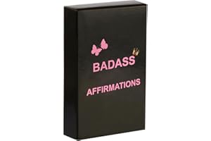 Feeldeal Badass Affirmation Cards – Daily Motivational and Inspirational Gifts for Women