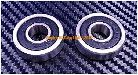 [QTY 1] (18x30x7 mm) 18307-2RS HYBRID CERAMIC Si3N4 Ball Bearing (Black) 18307RS