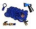 Expandable 50 Foot Hose Kit by RAAYA - Garden Hose with Expanding 3 Layers Brass Shut-Off Valve, 8-Setting Spray Nozzle, 6 Washers, & Hose Hanger - Strong, Flexible, Heavy Duty!
