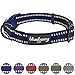 Blueberry Pet Essentials Safe & Comfy 3M Reflective Adjustable Dog Collar - Midnight Navy, Medium, Neck 14.5