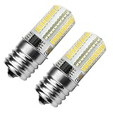 Kakanuo E17 LED Bulb Microwave Oven Light Dimmable 4 Watt Warm White 3000K 72X3014SMD AC110-130V (Pack of 2)
