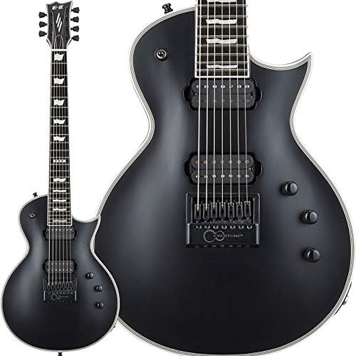E Ii 7弦エレキギター Ec 7 メーカー直送 Satin Evertune Black