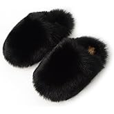 YLTXZDJNZ Womens Fluffy Faux Fur Slides Furry Soft Plush House Slippers Shoes Indoor Outdoor Slip On Slipper