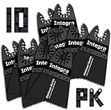 (10 Pcs) Precision Japan Wide Segmented Oscillating Multi Tool Saw Blades for Fein Multimaster Bosch Craftsman Dremel Multi-max (excludes Dremel MM40 & MM45) Ridgid Chicago Wood