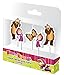 Festive Set of 5 Candles of Figures Masha and the Bear Party Supplies Cake topper for the Birthday Holiday Masha y el Oso para niños