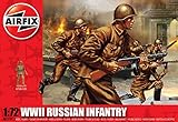 Airfix A01717 WWII Russian Infantry Building Kit, 1:72 Scale