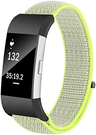 Tomplus Fitbit Charge 2 Bands, Nylon Bands Replacement Accessory Strap Fitbit Charge2 Wristbands Women Men Large Small