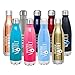 WaterVault Insulated Water Bottle - Stainless Steel Vacuum Thermos Bottles - Cold 24 Hours, Hot 12 Hours - Double Wall Copper Plated