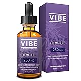 Hemp Oil for Pain Relief :: Anti Anxiety, Stress Support :: Herbal Drops :: Sleep Supplements :: Anti Inflammatory :: Peppermint Flavor :: 1 Fl Oz. :: Vibe Health