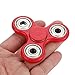 Krazy Spinner Hand Spinner Toy Stress Reducer Ultra Durable HighSpeed Ceramic Bearing Finger Toy Guarantee 1+min SpinTime Perfect for ADD ADHD Anxiety Autism Stress Relief (Red)
