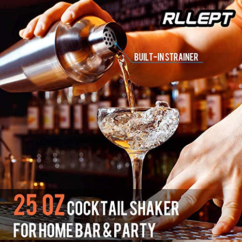 AMAZOM 17 Stück Barkeeper-Kit Mit Ständer, 25 Unzen Edelstahl Cocktail Shaker Home Bar Tools Set Für Home Professional… – Bild 3