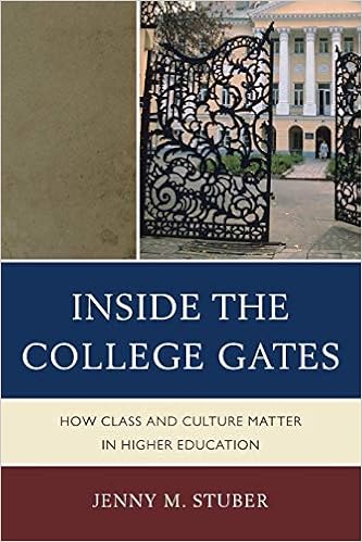 Inside The College Gates How Class And Culture Matter In - 