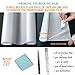 Qualsen Window Privacy Film Frosted Glass Window Film Sparkling Frosted, Static Cling Privacy Films for Bathroom, Home, Office, Kitchen and Living Room (23.6 x 78.7 inch/60 x 200 cm)