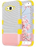 iPod Touch 5 Case,iPod 5 Case,5th Case,ULAK [Colorful Series] Anti-slip Cover 3 in 1 Hard PC+Soft Silicone Hybrid Dust Scratch Shock Resistance for iPod touch 5 6th Gen(Purple/Blue)