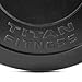 Titan Fitness Pair 15 lb Olympic Bumper Plate Black Benchpress Strength Training
