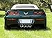 C7 Corvette Chrome Engraved Rear License Frame - CNC Machined Billet Premium