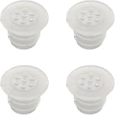 E378 RV Refrigerator Drain Hose Plug, Shielded Plug to Prevent Dirt from Entering RV Refrigerator Component Drain Pipe Cover - Inner Diameter 0.18, Outer Diameter 0.35, External Hardware(4pcs)