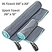 Northbound Train Camping Towel Set with Quick Dry Technology. Pack Towel and Travel Towel. Large Microfiber Towel and Sport Towel Included
