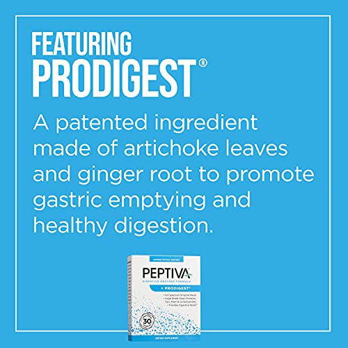 Peptiva Digestive Enzyme Supplement + ProDigest Helps with Bloating