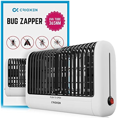 Crioxen Indoor Bug Zapper - 2000V Mosquito Trap with UV Light - Indoor Mosquito Killer - Electric Insect Repellent - Gnat Trap for Mosquitoes Fruit Flies and Flying Gnats
